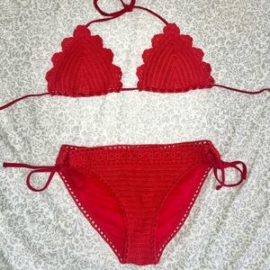 A&F Red Bikini